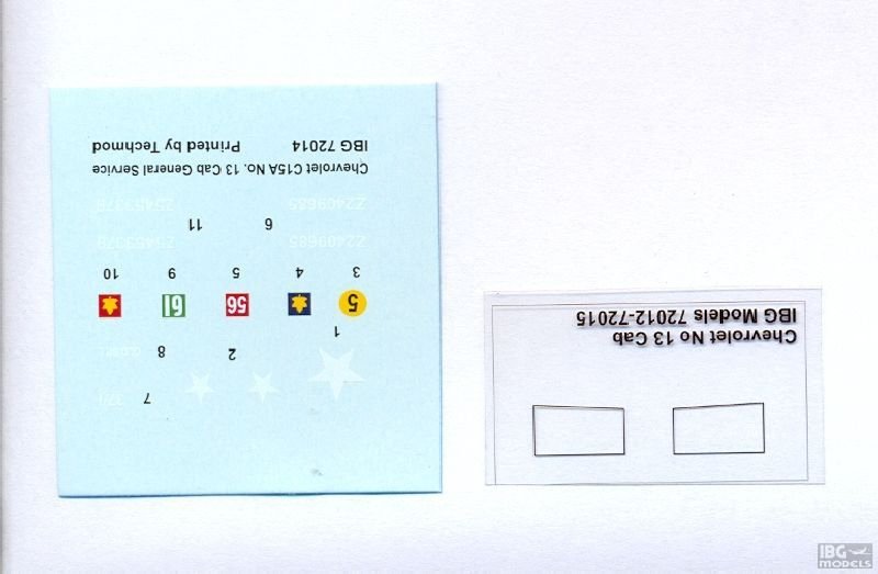 IBG 72014 Chevrolet C15A n° 13 Cabine Service Général 1/72 – image 4