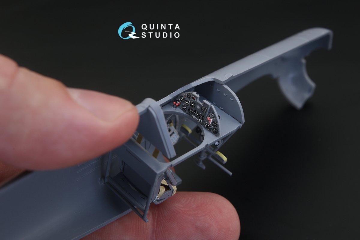 Intérieur imprimé en 3D et coloré sur papier décalcomanie Quinta Studio QD32056 IAR - 81C (pour kit Special Hobby) 1/32 – immagine 5