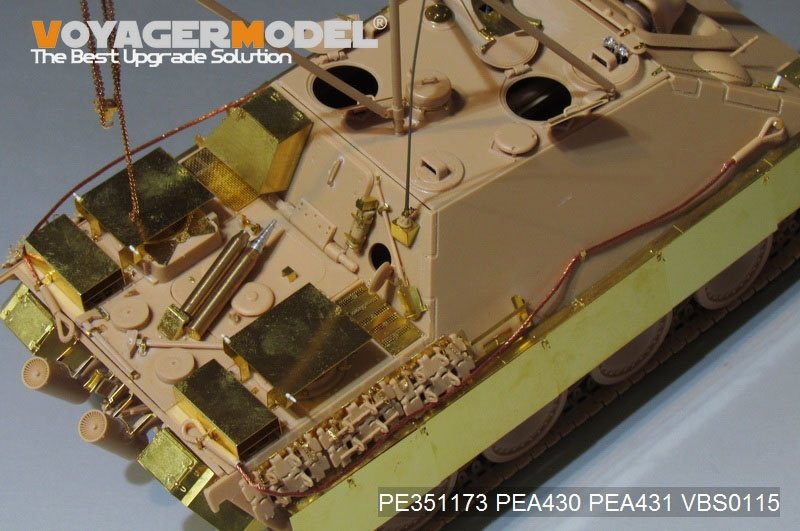 Kit de mise à niveau de base Voyager Model PE351173 Sd.Kfz.173 Jagdpanther G2 Version de la Seconde Guerre mondiale (pour MENG TS-047) 1/35 – image 16