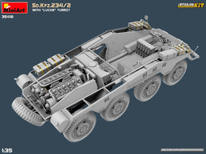 MiniArt 35416 Sd.Kfz.234/2 AVEC TOURELLE LUCHS. KIT INTÉRIEUR 1/35 – Bild 17
