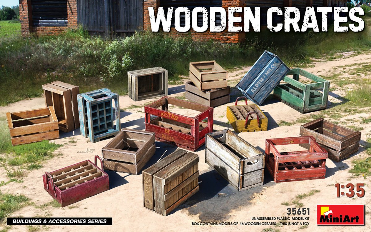 MiniArt 35651 CAISSES EN BOIS 1/35
