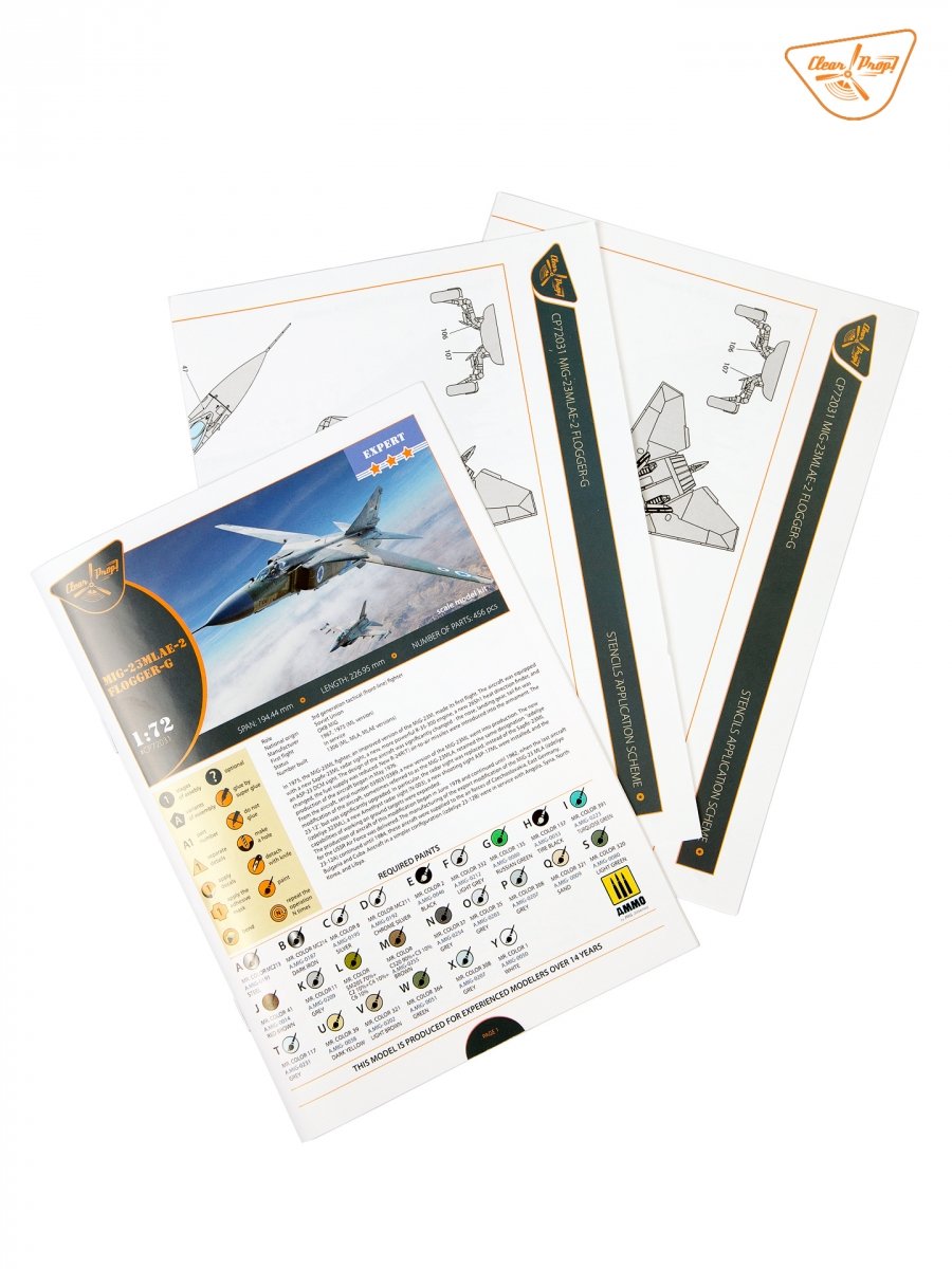 Propulseur transparent ! Kit expert MiG-23MLAE-2 Flogger-G CP72031 au 1/72  – image 33