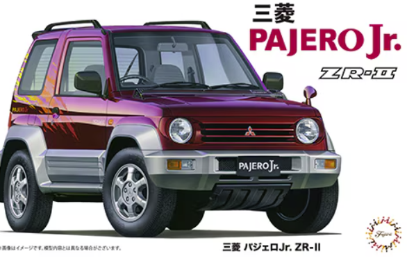 Fujimi 046723 ID-116 Pajero Jr ZR-II avec masquage de cadre de fenêtre 1/24