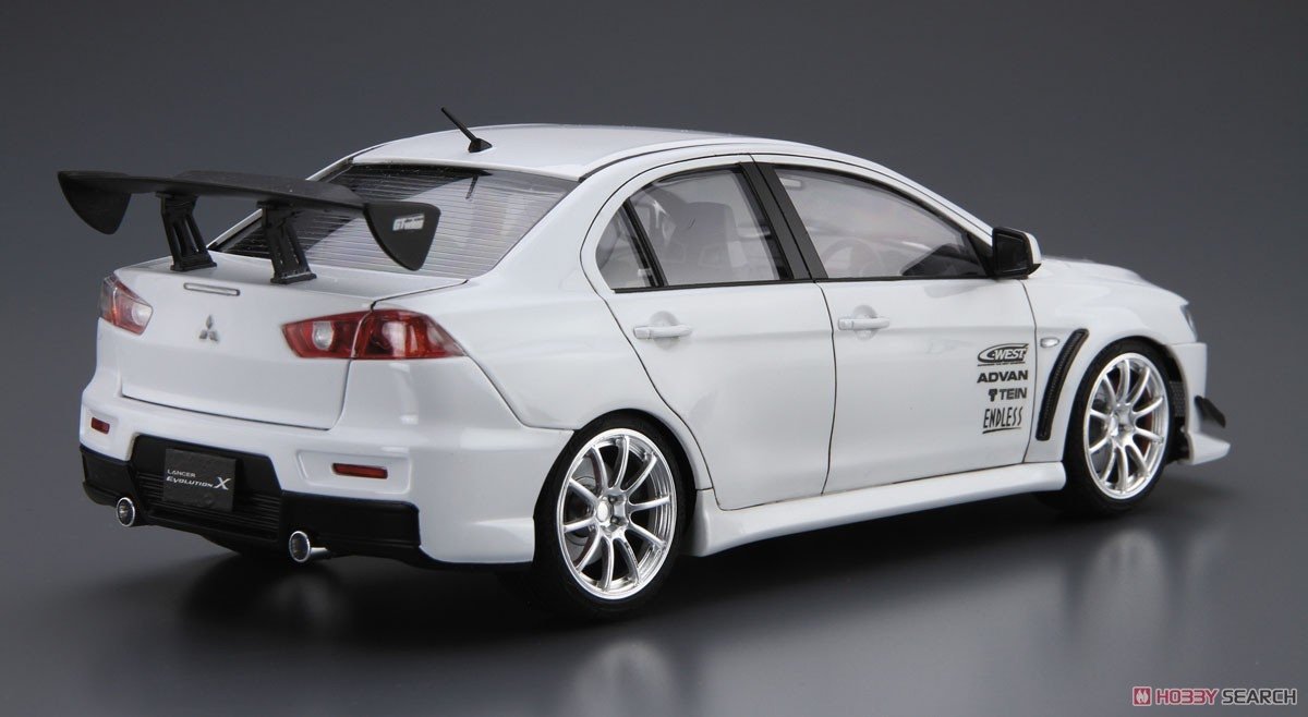 Aoshima 05897 Mitsubishi Lancer Evo &amp;#39;07 1/24  – immagine 3