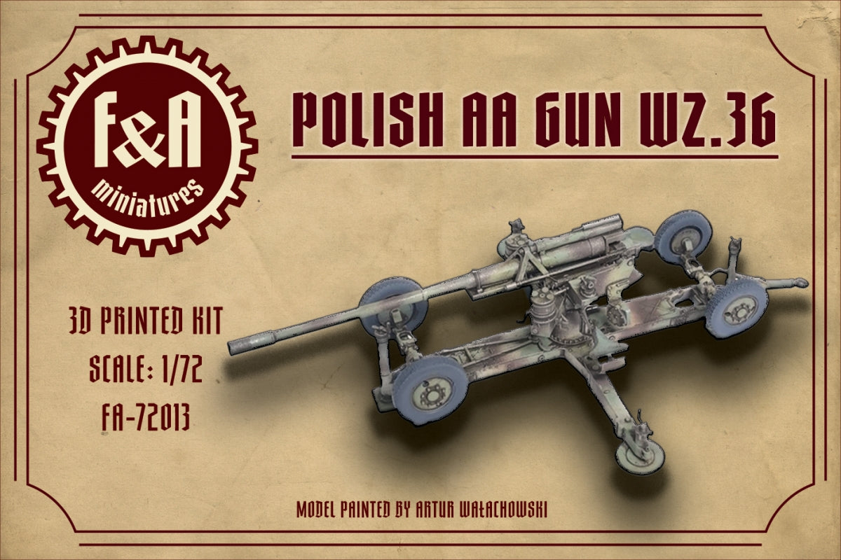 F&amp;A Miniatures FA-72013 WZ.36 AA Canon 1/72