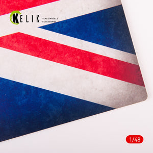 KELIK KS48030 United Kingdom Flag - Acrylic 3 mm (410 x 270 mm) (410 g) 1/48 – zdjęcie 3