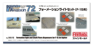 Fine Molds NA16 Lance-feux de formation et lance-leurres pour chasseur à réaction F-15 1/72
