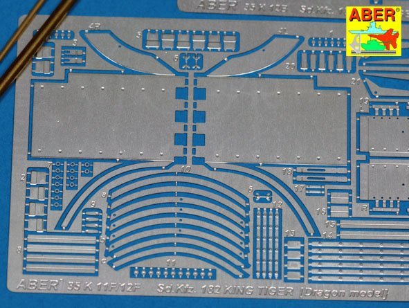 Aber 35K12 Pz.Kpfw. VI, Ausf.B (Sd.Kfz. 182) King Tiger (tourelle Henschel) (1/35) – immagine 2