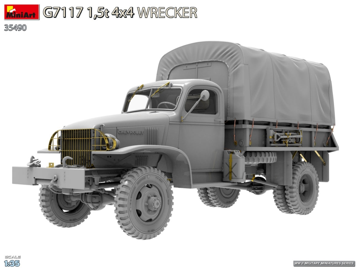 MiniArt 35490 G7117 Dépanneuse 4x4 1,5 t 1/35 – imagen 4