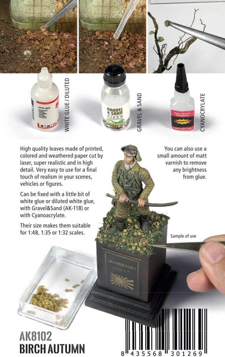 AK Interactive AK8102 BIRCH AUTUMN (HAUTE QUALITÉ) 1/35 – Bild 3