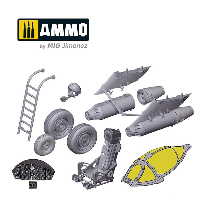 Munitions par Mig Jimenez 8513 MIG-17F / LIM-5 Pologne-Cuba-Angola (Premium Edition) 1/48 – immagine 7