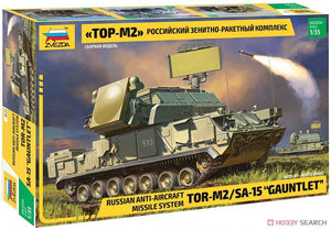 Zvezda 3633 Système de missiles de défense aérienne russe TOR-M2/SA-15 Gauntlet 1/35