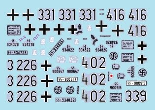 Star Decals 35-C1371 SdKfz 250 neu 2 SdKfz 250/1, SdKfz 250/3 et SdKfz 250/7 - Marquages ​​Waffen-SS 1/35 – immagine 3