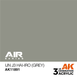 AK Interactive AK11891 IJN J3 HAI-IRO (GRIS) – AIR 17ml