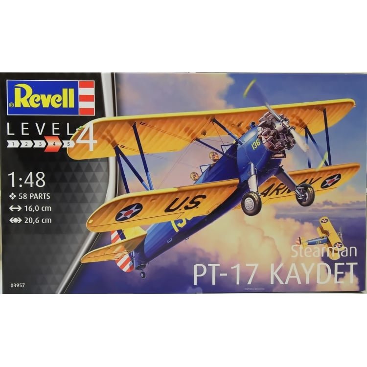 Revell - 03957 - Stearman PT-17 Kaydet (1/48)
