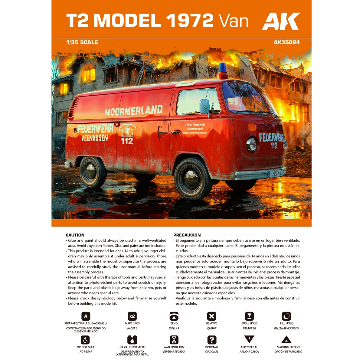 AK Interactive AK35024 T2 MODEL 1972 VAN 1/35 – zdjęcie 11