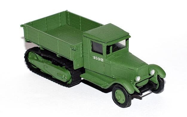 Camion semi-remorque ZIS-22M 72107 (échelle 1/72) – image 2