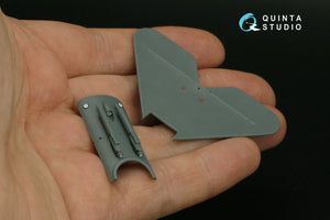 Intérieur imprimé en 3D et coloré sur papier décalcomanie Quinta Studio QD48298 Fokker EV-DVIII (Eduard) 1/48 – imagen 9