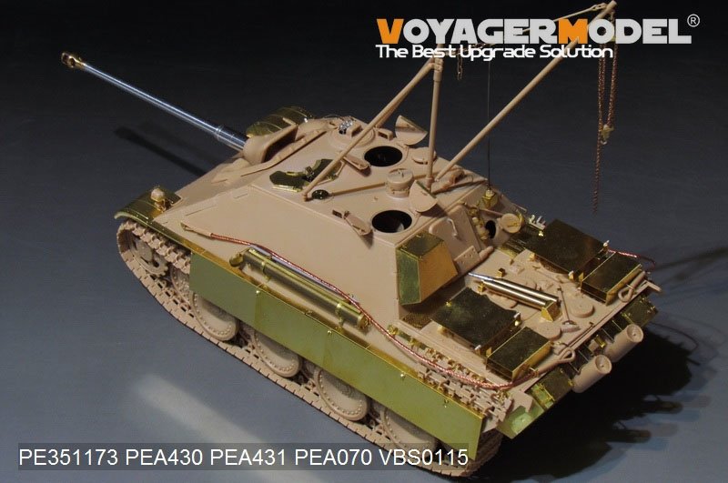 Kit de mise à niveau de base Voyager Model PE351173 Sd.Kfz.173 Jagdpanther G2 Version de la Seconde Guerre mondiale (pour MENG TS-047) 1/35 – image 17