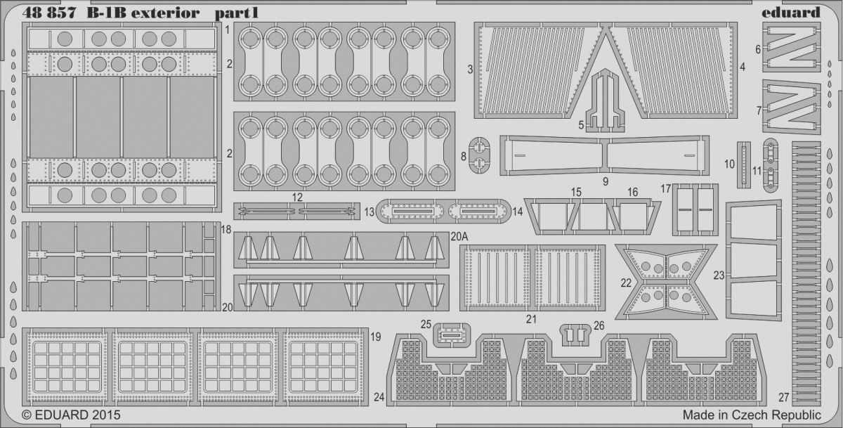 Eduard 48857 B-1B extérieur 1/48 REVELL
