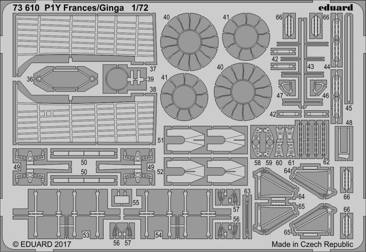 Eduard 73610 P1Y Frances/ Ginga HASEGAWA 1/72 – image 2