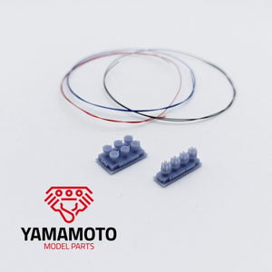 Yamamoto Model Parts YMPTUN71 Jeu de 4 dispositifs d&amp;#39;allumage pour 6 cylindres 1/24 – image 2