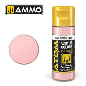 MUNITIONS de Mig Jimenez 20039 ATOM COULEUR Chair Rose 20ml