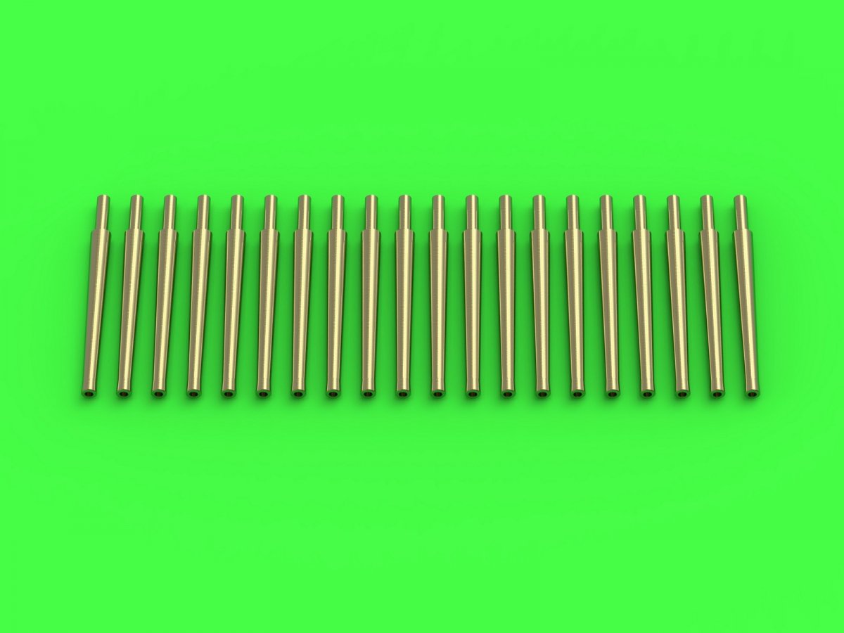 Master SM-700-059 Canons japonais de 14 cm/50 (5,5 pouces) type 3e année - pour tourelles avec boucliers anti-souffle (20 pièces) - La plupart des cuirassés et croiseurs japonais anciens (1/700)