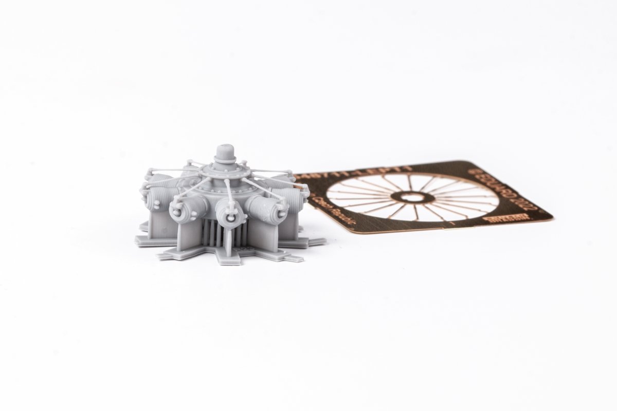 Moteur Sopwith Camel Gnome Eduard 648711 - Maquette imprimée EDUARD au 1/48 – Bild 5