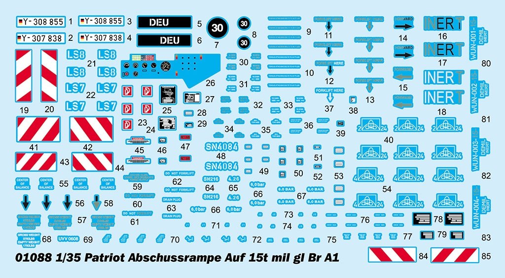 Trumpeter 01088 Patriot Abschussrampe auf 15t mil gl Br A1 1/35 – Bild 4