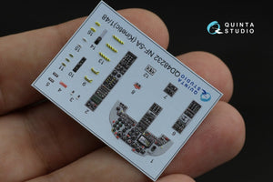 Intérieur imprimé en 3D et coloré sur papier décalcomanie Quinta Studio QD48232 NF-5A (Kinetic) 1/48 – image 12