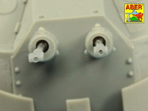 Aber 35L-342 Deux canons antiaériens allemands de 3 cm Flak 103 pour chars « Kugelblitz » / Set of two 3cm Flak 103 barrels for German anti-aircraft tanks « Kugelblitz » 1/35 – image 11