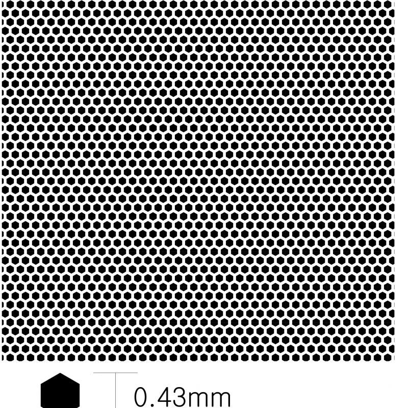 KA Models KA-00005 Maille à motif hexagonal A 0,43 mm x 0,37 mm – immagine 4