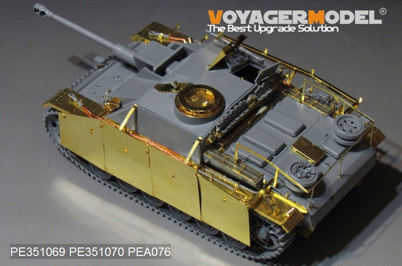Maquette Voyager PE351069 StuG.III Ausf.G allemand de la Seconde Guerre mondiale (première production, version de base) (pour TAKOM 8004) au 1/35 – image 3