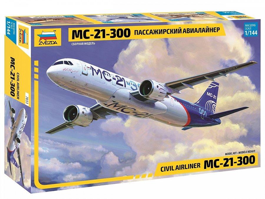 Zvezda 7033 IRKUT MS-21 Avion de ligne 1/44