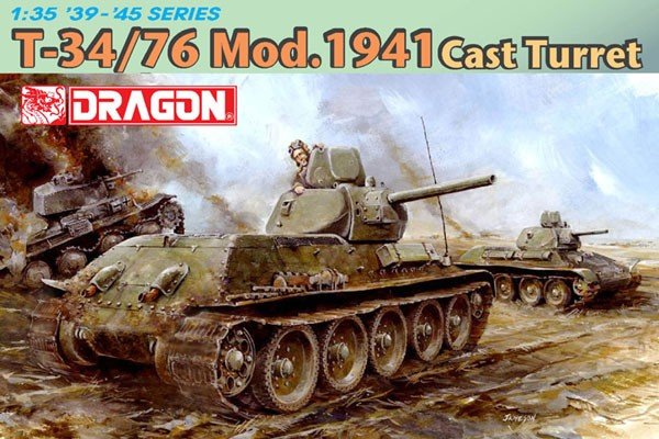 Dragon 6418 T-34/76 Mod. 1941 Tourelle moulée (1/35)