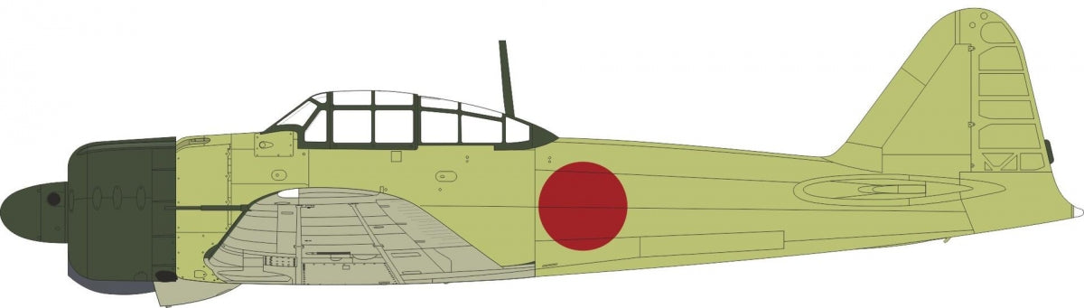 Maquette Eduard JX335 A6M2 Zero, marquage national TAMIYA, échelle 1/32 