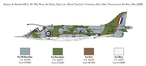 Italeri 1435 HARRIER GR.1 Course aérienne transatlantique 50e anniversaire 1/72 – Bild 5