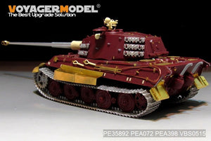 Maquette Voyager PE35892 Tigre royal allemand de la Seconde Guerre mondiale, version finale pour MENG 1/35 – immagine 3