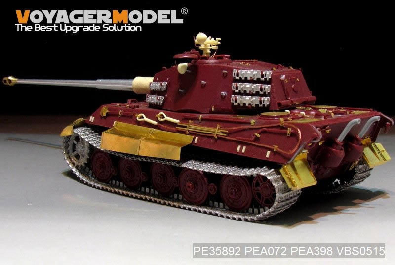 Maquette Voyager PE35892 Tigre royal allemand de la Seconde Guerre mondiale, version finale pour MENG 1/35 – immagine 3