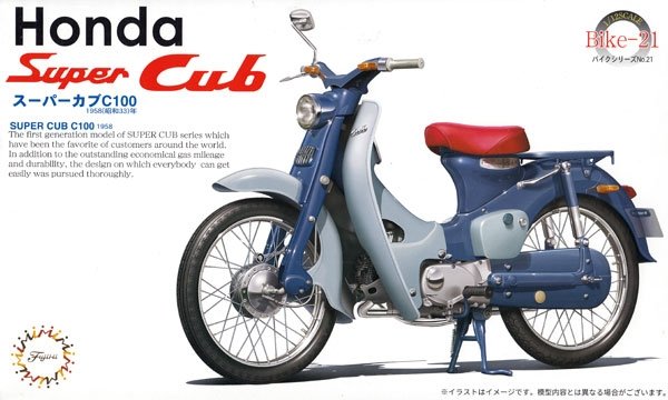 Fujimi 141855 Honda SuperCub C100 1/12