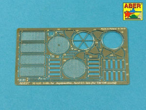 Grilles Aber 35G35 pour Panther, Ausf.G; Jagdpanther, Ausf.G2 - Modèles récents pour Takom 1/35