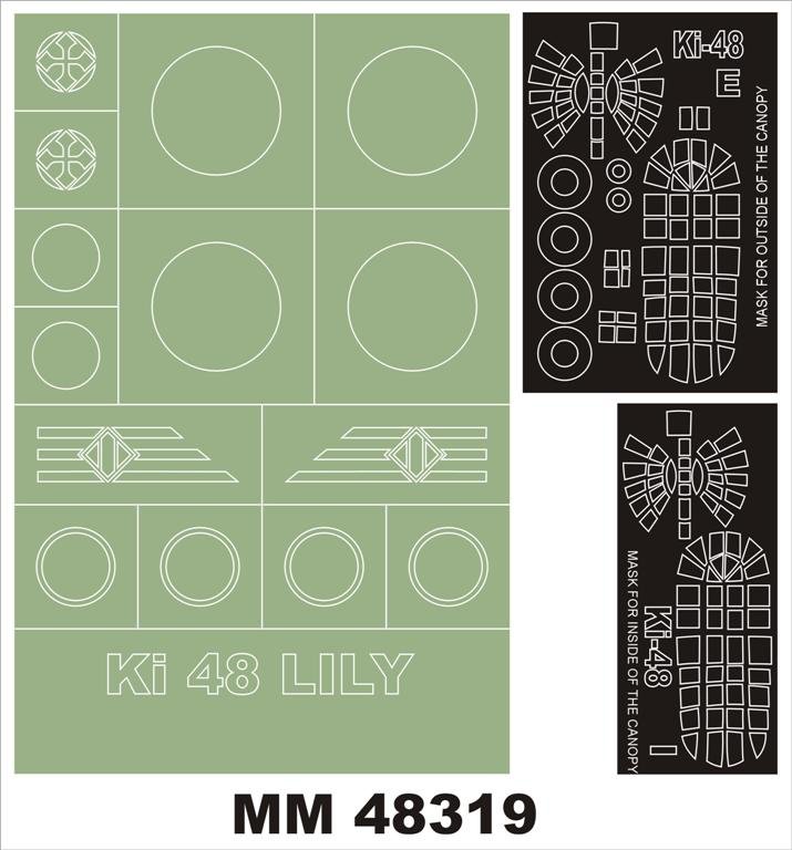 Montex MM48319 KI-48 LILY AZ MODÈLES 4831 1/48