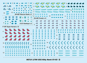 Trumpeter 06714 USS Kitty Hawk CV-63 1/700 – image 12