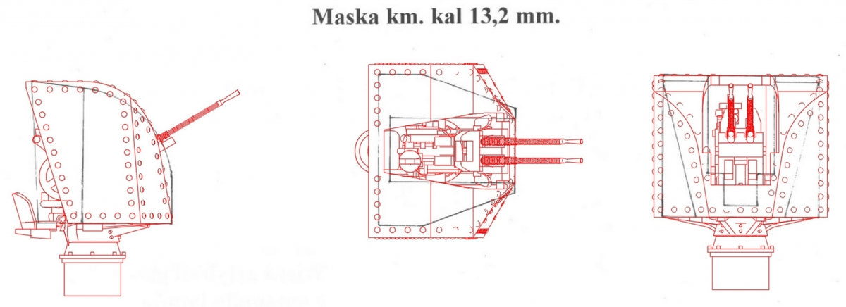 Master SM-350-118 Armement du croiseur léger français Marseillaise - Canons de 152 mm (9 pièces), 90 mm (8 pièces), 13,2 mm (8 pièces) avec supports en résine (pour modèle Trumpeter) 1/350 – Bild 16