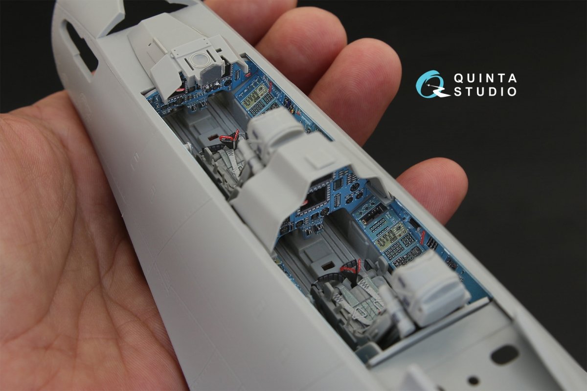 Quinta Studio QD32041 Su-30MKK 3D-Printed &amp;amp; coloured Interior on decal paper (for Trumpeter kit) 1/32 – zdjęcie 8