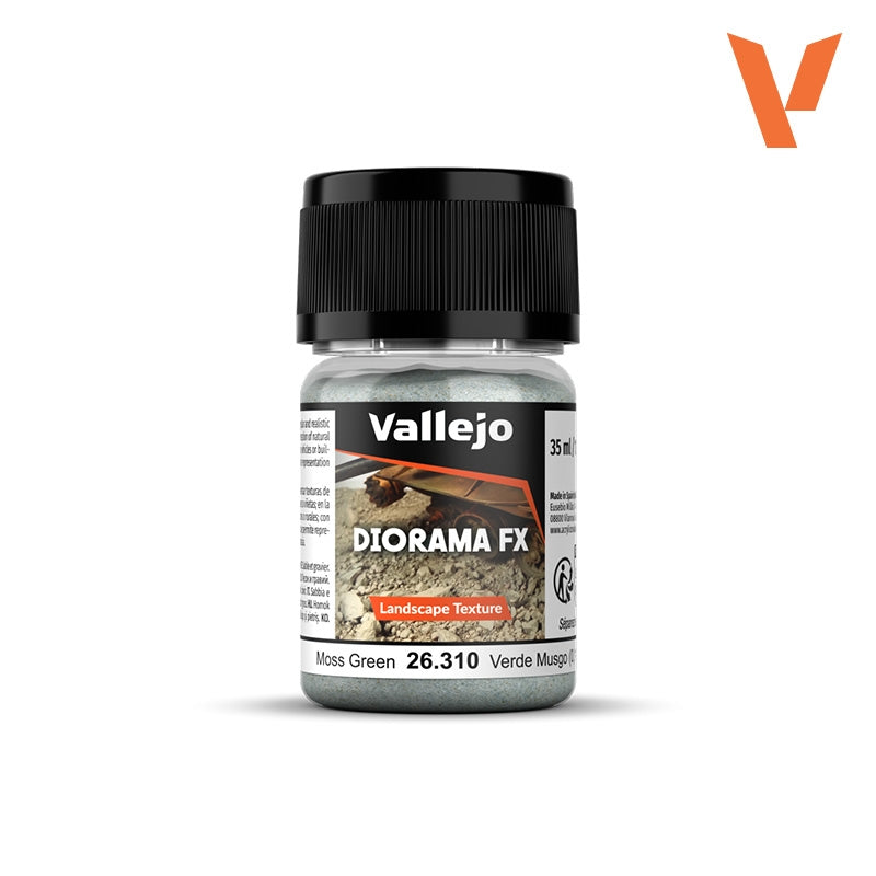 Vallejo 26310 Vert mousse 0,1-1 mm - Texture paysage Diorama FX 30 ml