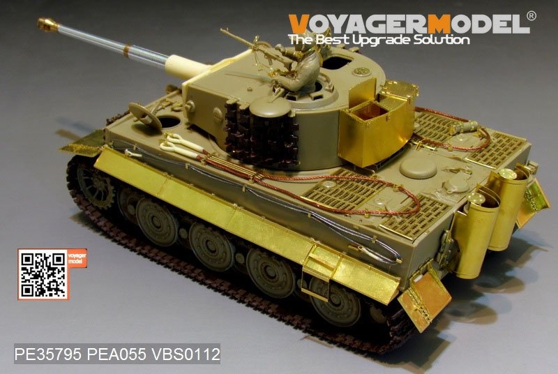 Maquette Voyager PE35795 Char Tiger I allemand de la Seconde Guerre mondiale, production tardive (pour TAMIYA 35146/25109/25401) 1/35  – Bild 3
