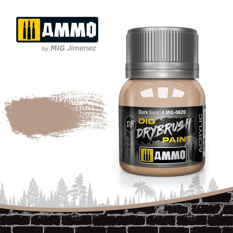 Munitions pour Mig 0620 DRYBRUSH Sable foncé 40 ml
