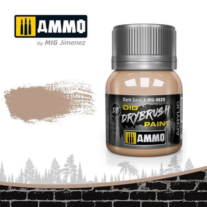Munitions pour Mig 0620 DRYBRUSH Sable foncé 40 ml